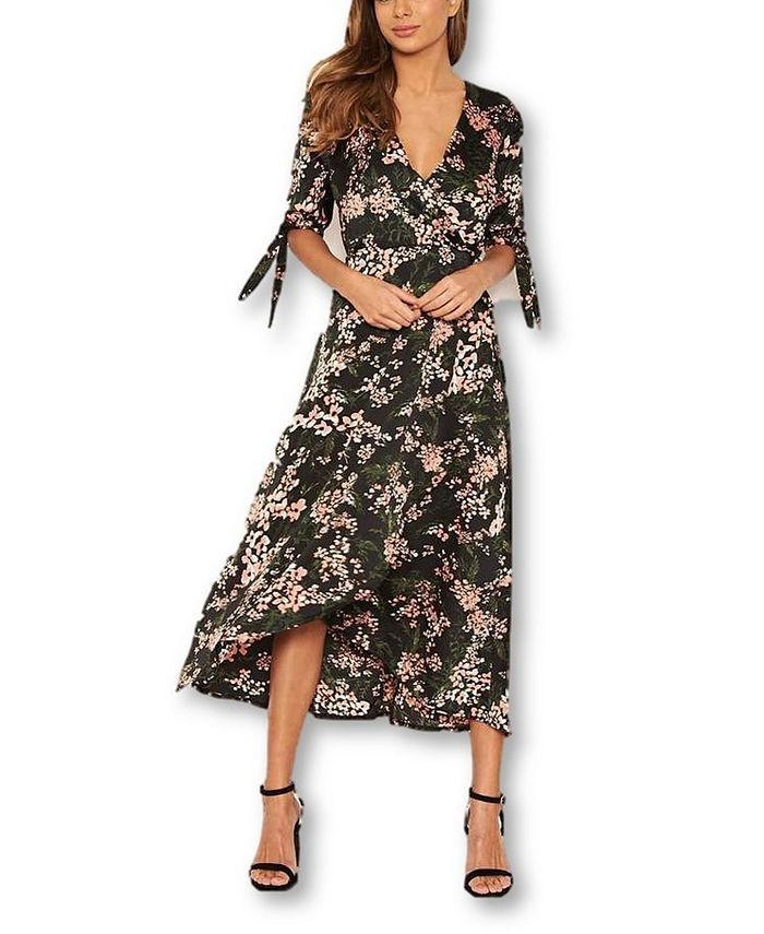 Ax paris 2025 floral wrap dress
