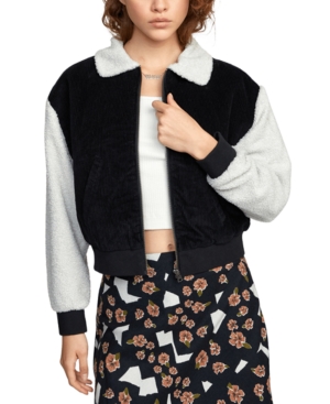 Rvca Juniors' Fleece & Corduroy Jacket