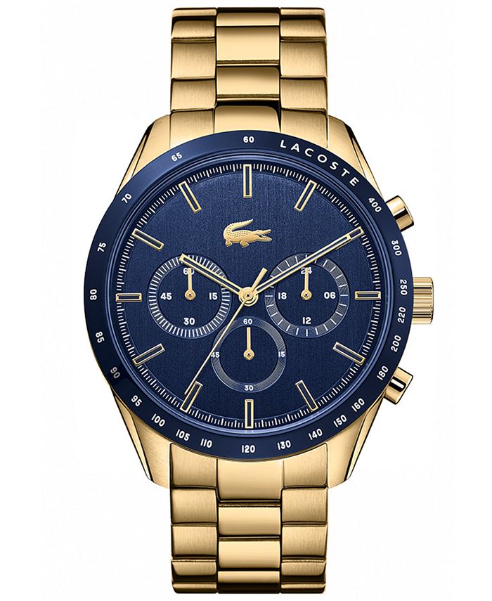 Lacoste Men's Gold-Plated Bracelet Watch 42mm -