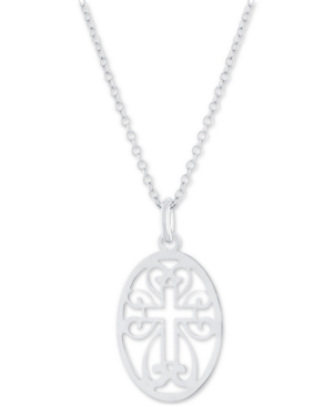 image of Giani Bernini Oval Cross 18