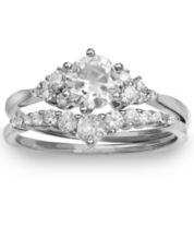 Bridal Set Cubic Zirconia Shop Engagement Rings Macy s
