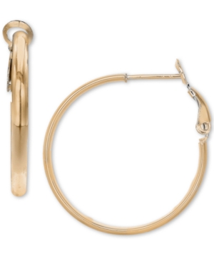 image of Giani Bernini Small Polished Hoop Earrings in 18k Gold-Plated Sterling Silver, 0.79