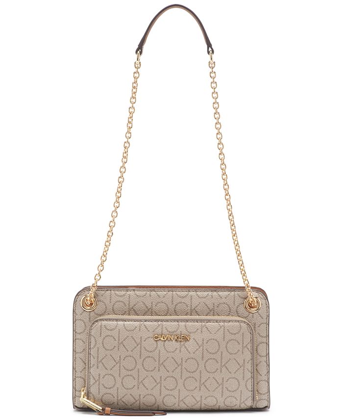 Calvin Klein Hailey Convertible Crossbody/Shoulder Bag & Reviews - Handbags  & Accessories - Macy's