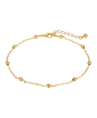 2028 Women's Gold-Tone Chain Anklet - Macy's