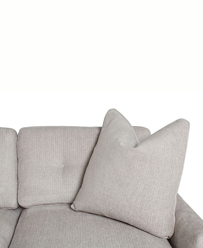 Furniture CLOSEOUT! Raevan 96" 3Pc. Fabric Sectional with Chaise