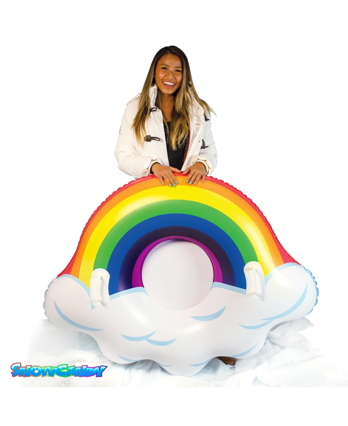 PoolCandy's SnowCandy Artic Rainbow Jumbo Snow Tube