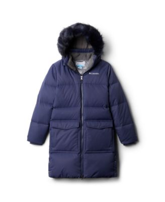 calvin klein big girls belted puffer jacket