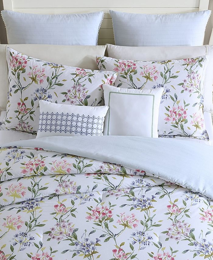 Laura Ashley Meadow Breeze 7Pc. Comforter Set, Full/Queen & Reviews