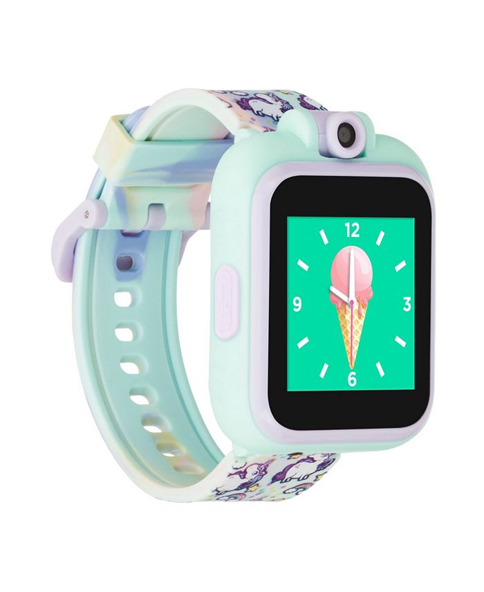 Playzoom Kid s 2 Tie Dye Unicorn Print Tpu Strap Smart Watch 41mm