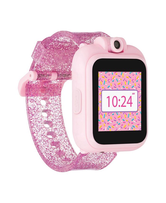 Playzoom Kid\'s 2 Fuchsia Glitter Tpu Strap Smart Watch 41mm - Macy\'s