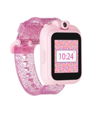 Itouch Kid's Playzoom 2 Fuchsia Glitter Tpu Strap Smart Watch 41mm In Bright Pink