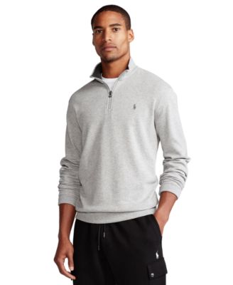 polo ralph lauren men's jersey quarter zip sweatshirt