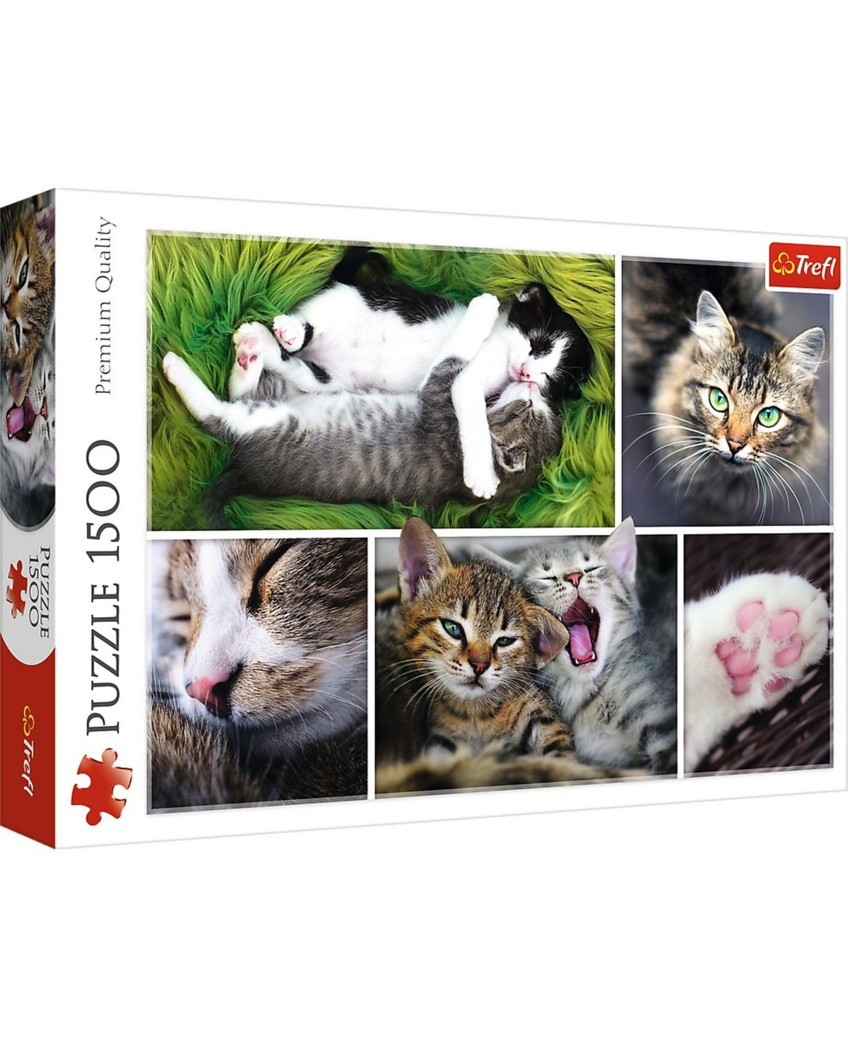 Trefl Jigsaw Puzzle Just Cat Things Collage, 1500 Piece In Multi