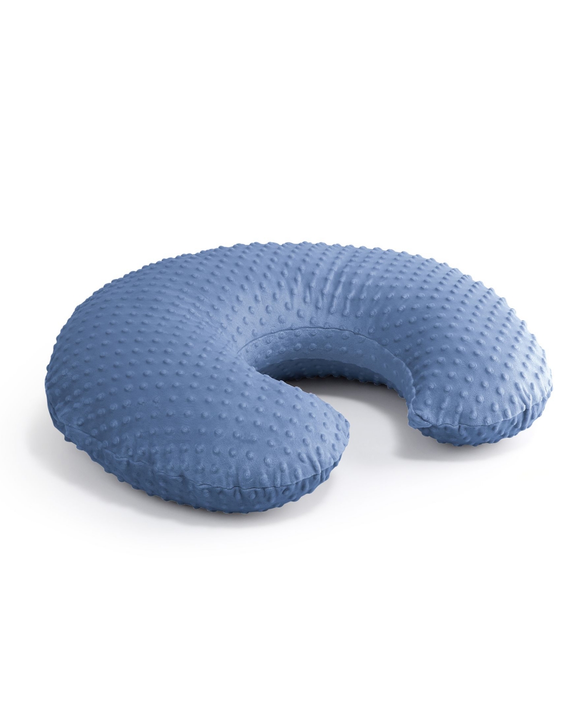 The Peanutshell Nursing Pillow Covers for Breastfeeding, 2 Pack Set, Dinosaur and Navy Blue Minky Dot -blue/navy/grey