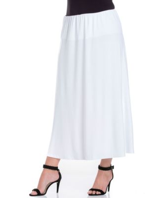 Plus Size Maxi Skirt