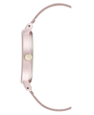 Women's Pink Mesh Bracelet Watch, 38mm
