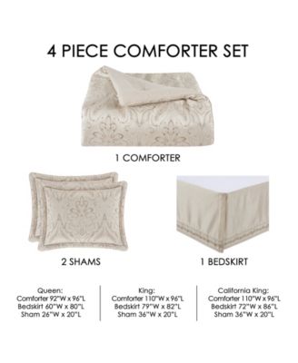 Trinity 4-Pc. Comforter Set, King