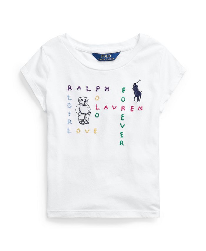 Polo Ralph Lauren Little Girls Jersey Graphic Tee Macy's
