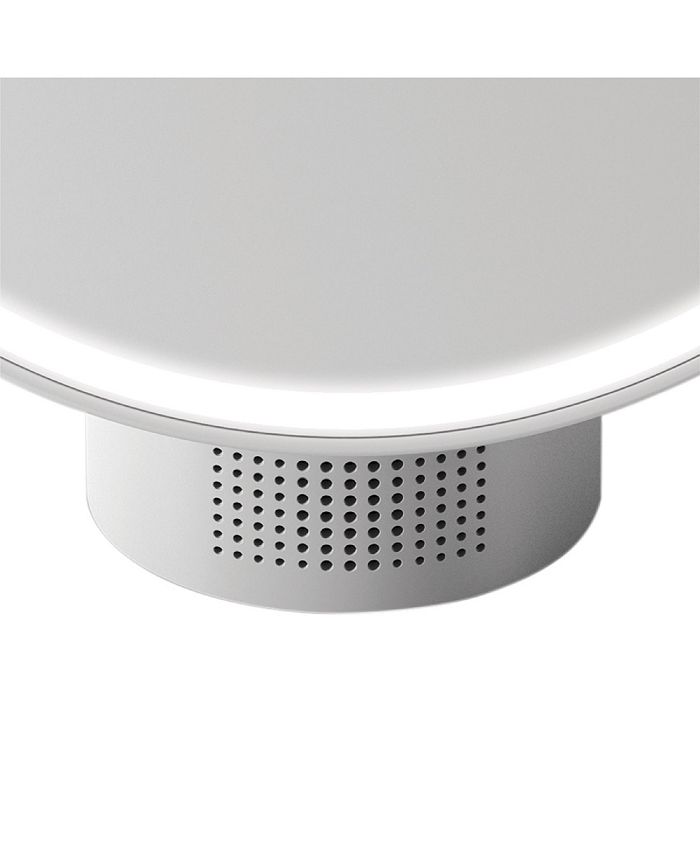 Sharper Image Vanity Mirror Round LED 8" with Bluetooth Speaker Macy's