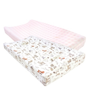 Baby Girls 2 Piece Cotton Changing Pad Cover