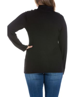 Women's Plus Size Classic Turtleneck Top