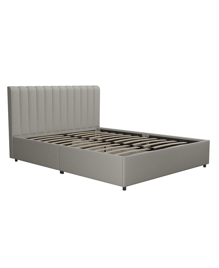 Novogratz Collection Novogratz Brittany Upholstered Bed with Storage