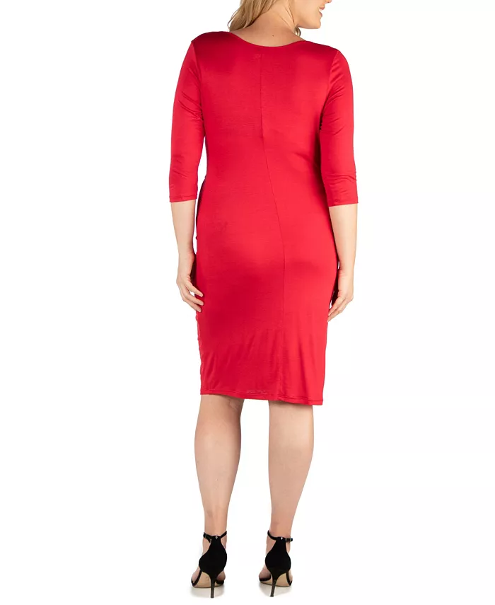 Plus Size Wrap Dress - thumbnail 2