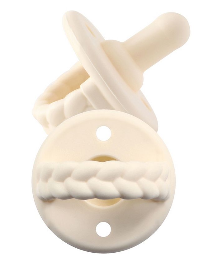 Itzy Ritzy Sweetie Soother Braid Pacifier Set, 2 Piece Macy's
