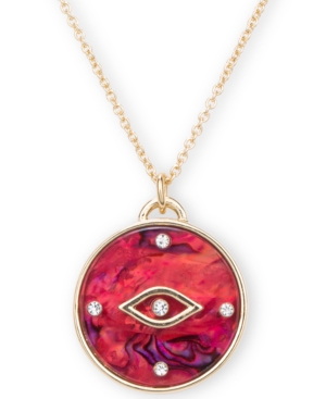 image of Rachel Rachel Roy Gold-Tone Crystal Evil Eye 20