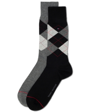 Tommy Hilfiger Argyle Dress Socks 2 Pack