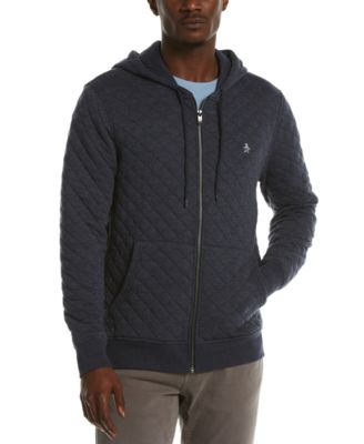 mens quilted hoodie