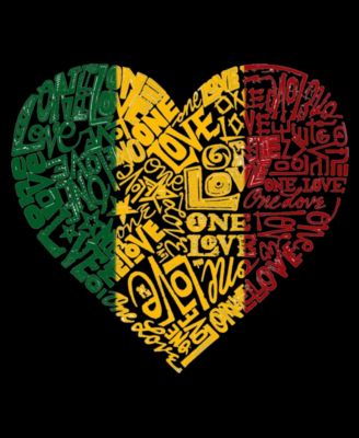 Women's Word Art Crewneck One Love Heart Sweatshirt