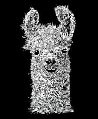 Women's Word Art Crewneck Llama Sweatshirt