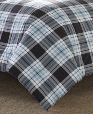 Lewis Plaid Atlantic Duvet Cover Set, King