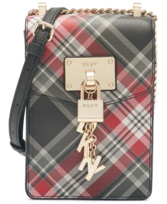 DKNY - Elissa Pebbled Charm Mini Crossbody