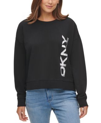 DKNY Jeans - Juniors' Cotton French Terry Sweatshirt