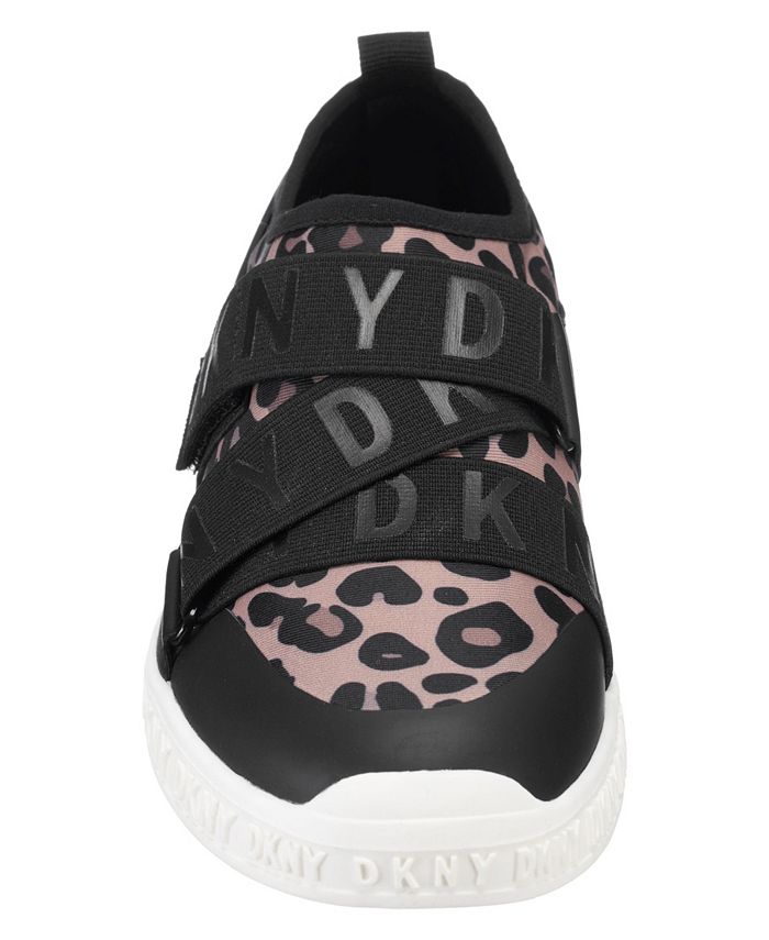 DKNY Little Girls Leopard Slip On Strap Sneakers Shoe Macy's