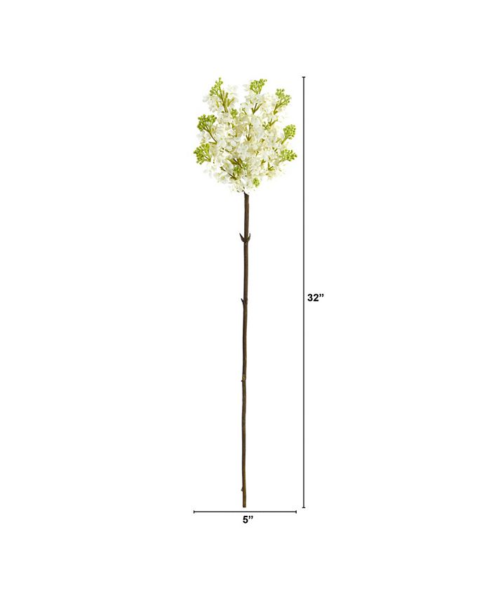 Nearly Natural Lilac Artificial Flower, Set of 4 Macy's