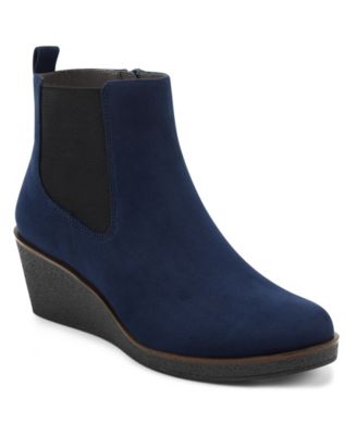 aerosoles blue suede boots