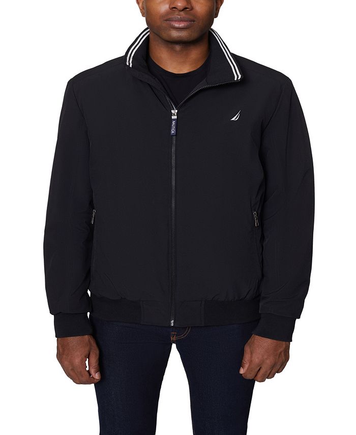 Nautica quilted stretch bomber coat sales