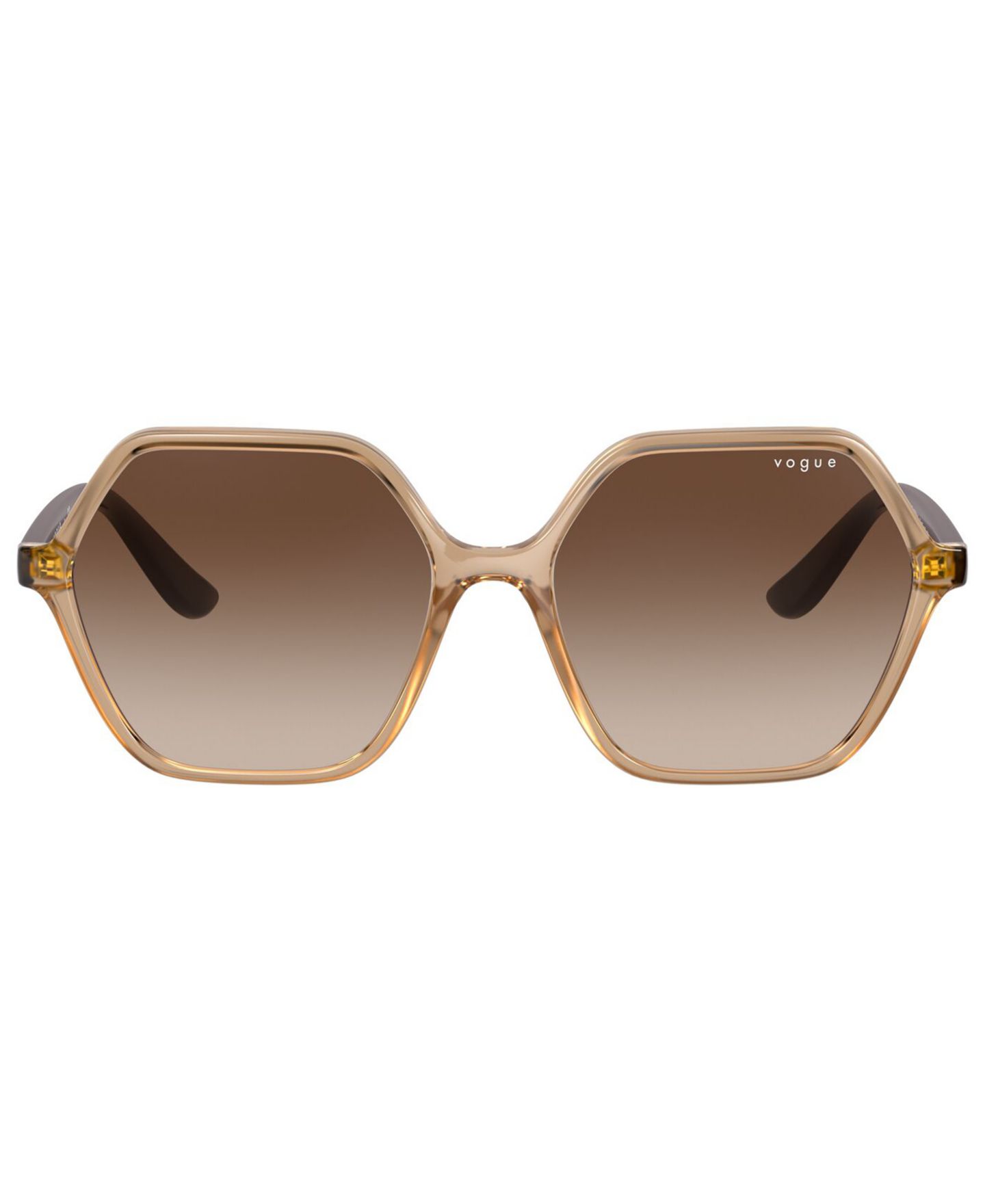 Женские солнцезащитные очки Vogue Eyewear Sunglasses, VO5361S 55, цвет: Прозрачный карамельный — фото 2