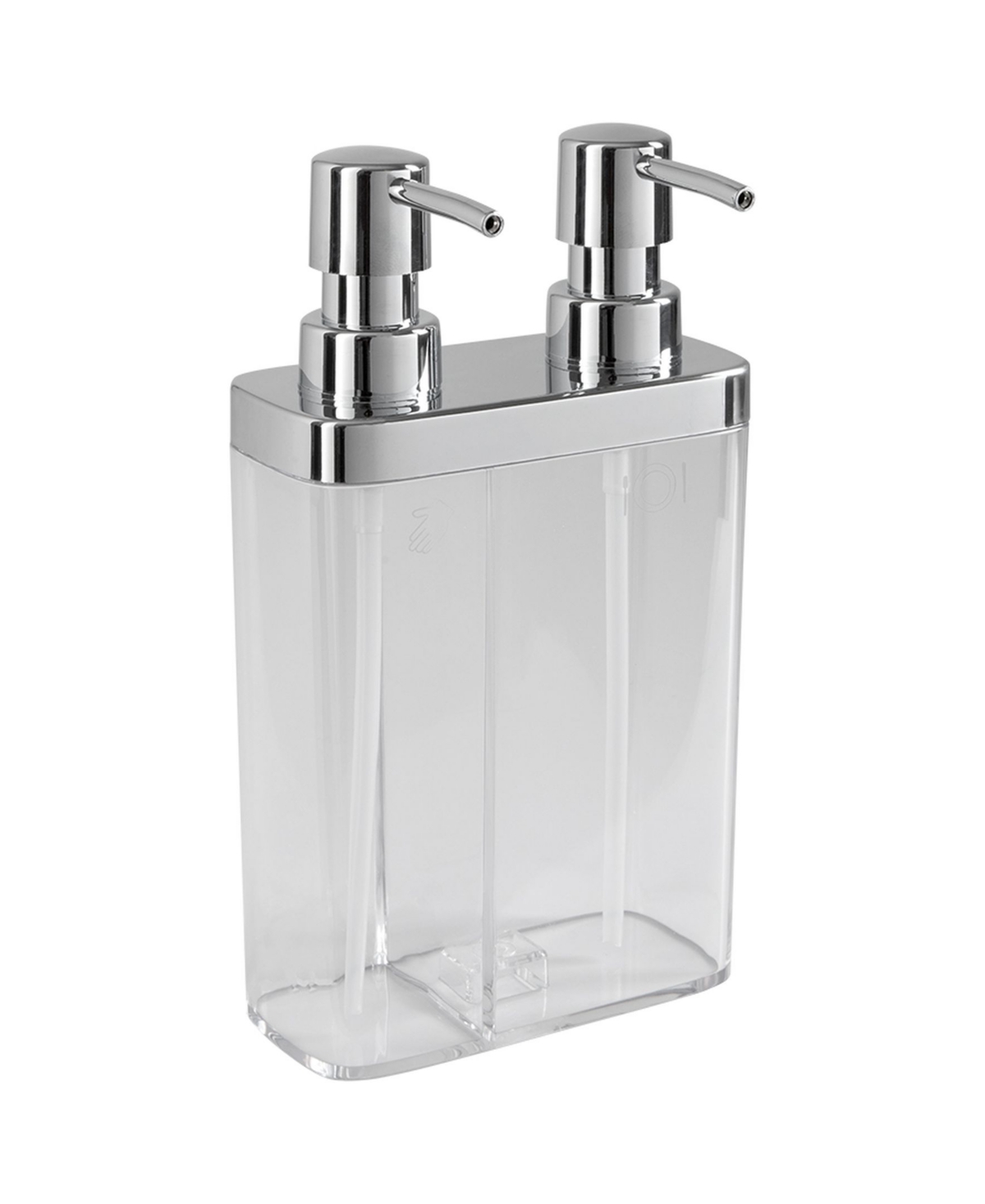 Dual Pump Soap Lotion Dispenser In Clear - Clear