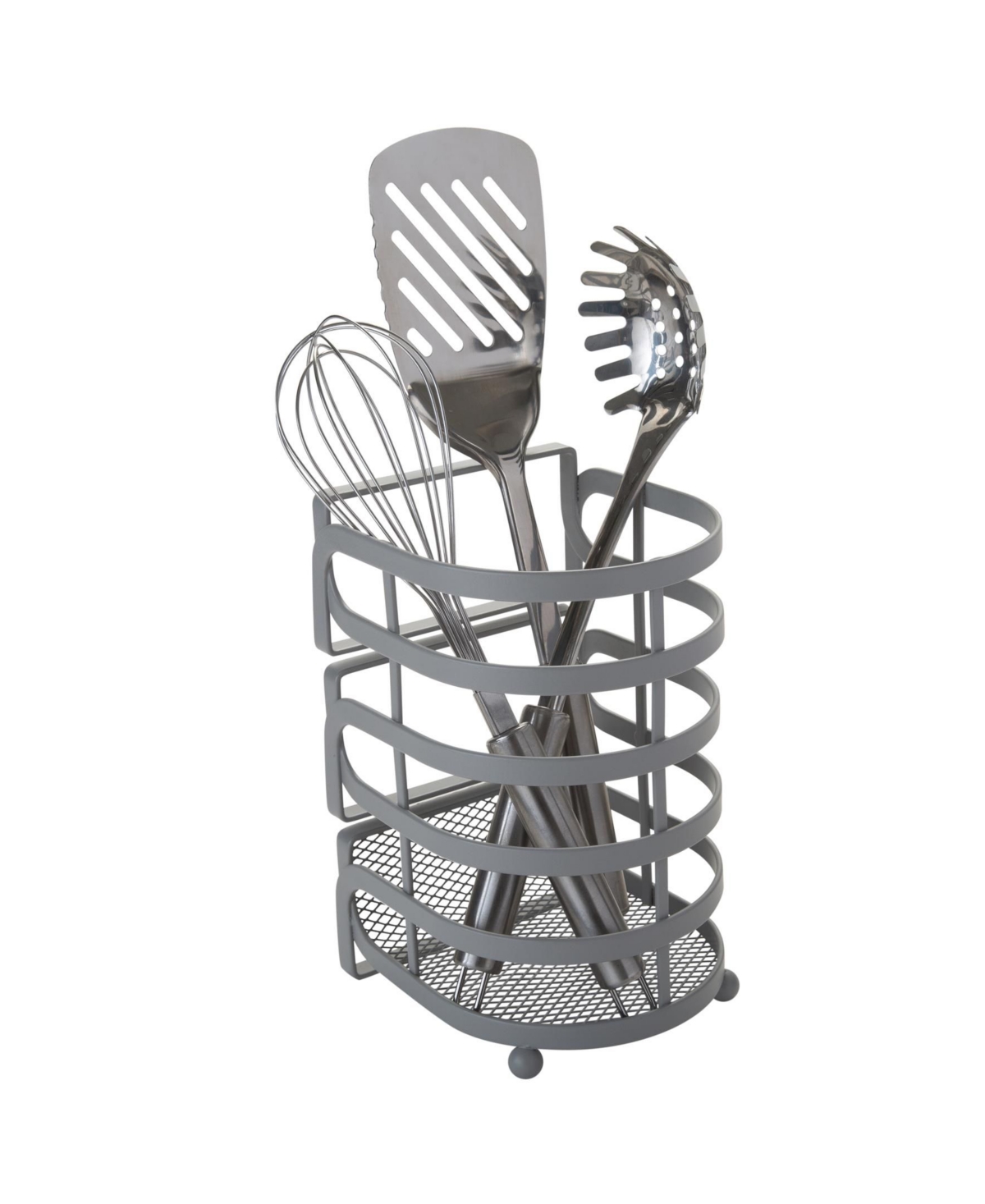 Industrial Collection Cooking Utensil Basket - Gray