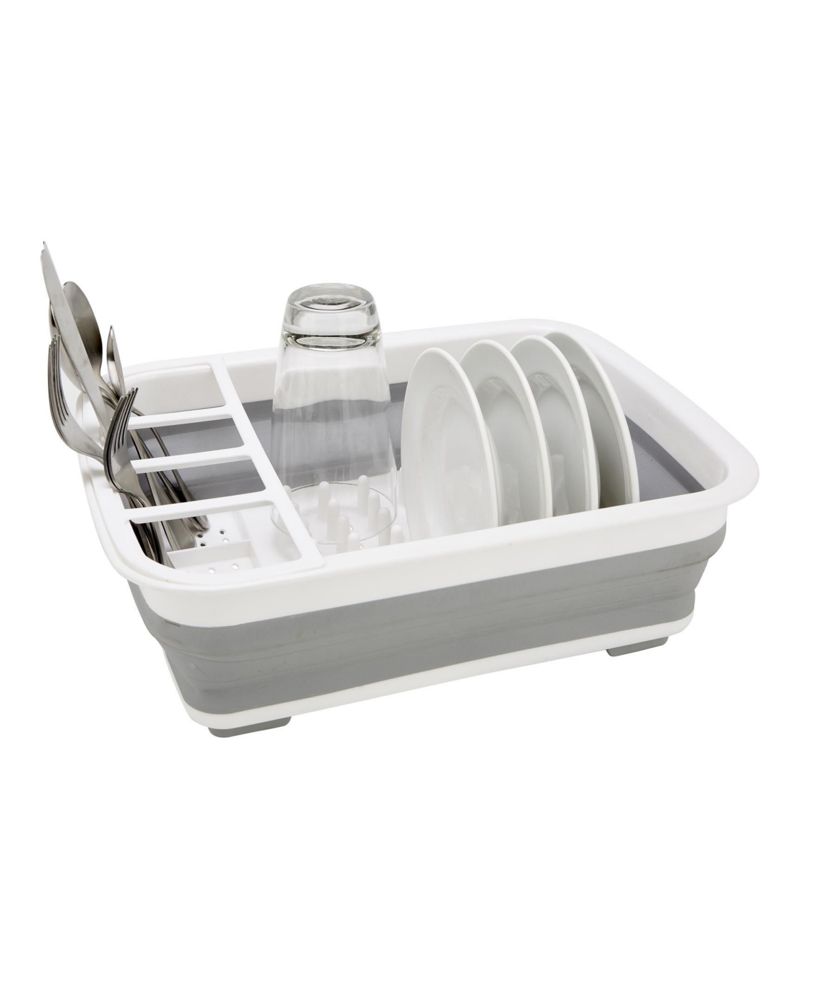 Collapsible Dish Rack - White