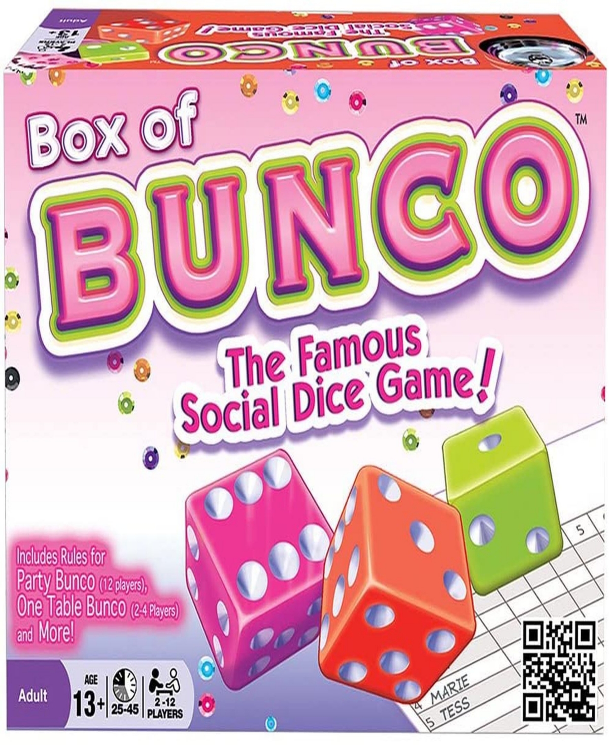 UPC 899600003128 product image for Box of Bunco Party Game | upcitemdb.com