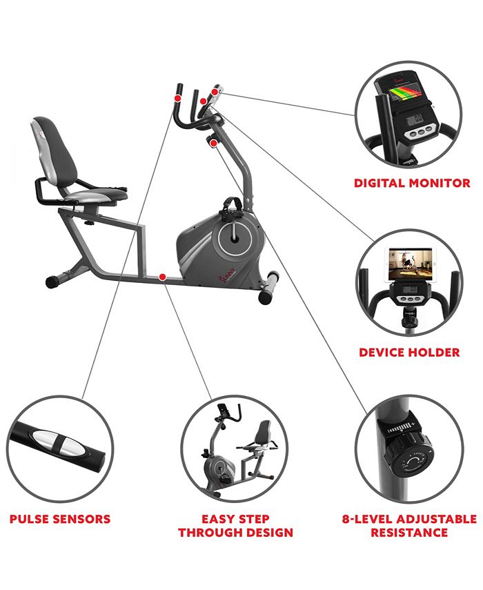 sunny health and fitness bike assembly