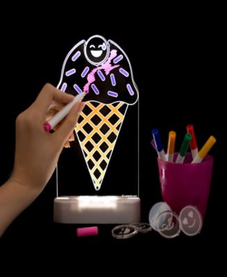 Lumenico Ice Cream Emoji Notes Color Shine Nightlight