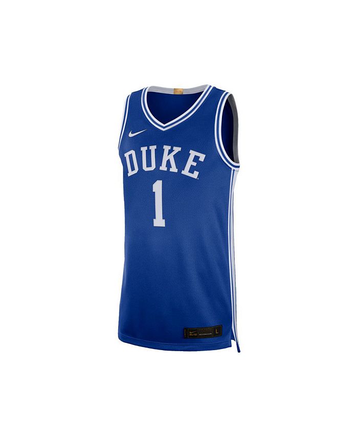Men's Duke Blue Devils #1 Zion Williamson Royal March Madness College  Basketball Authentic Jersey 860103-888