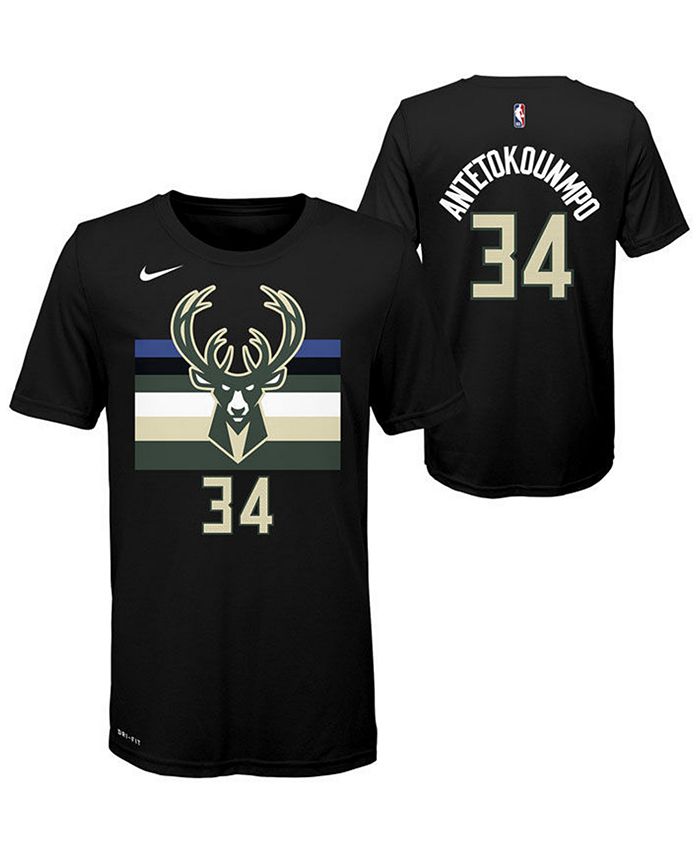Milwaukee Bucks Nike Name & Number Crew Sweatshirt - Giannis Antetokounmpo  - Mens