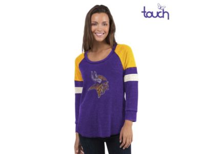 Touch by Alyssa Milano - Minnesota Vikings Women's Distinct Snap Thermal T-Shirt